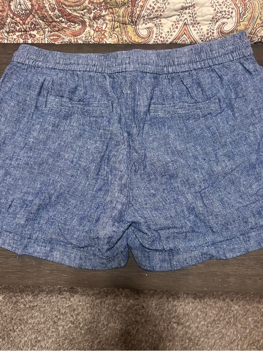 Old Navy Linen Blend Solid and Striped Shorts - Picture 9 of 12